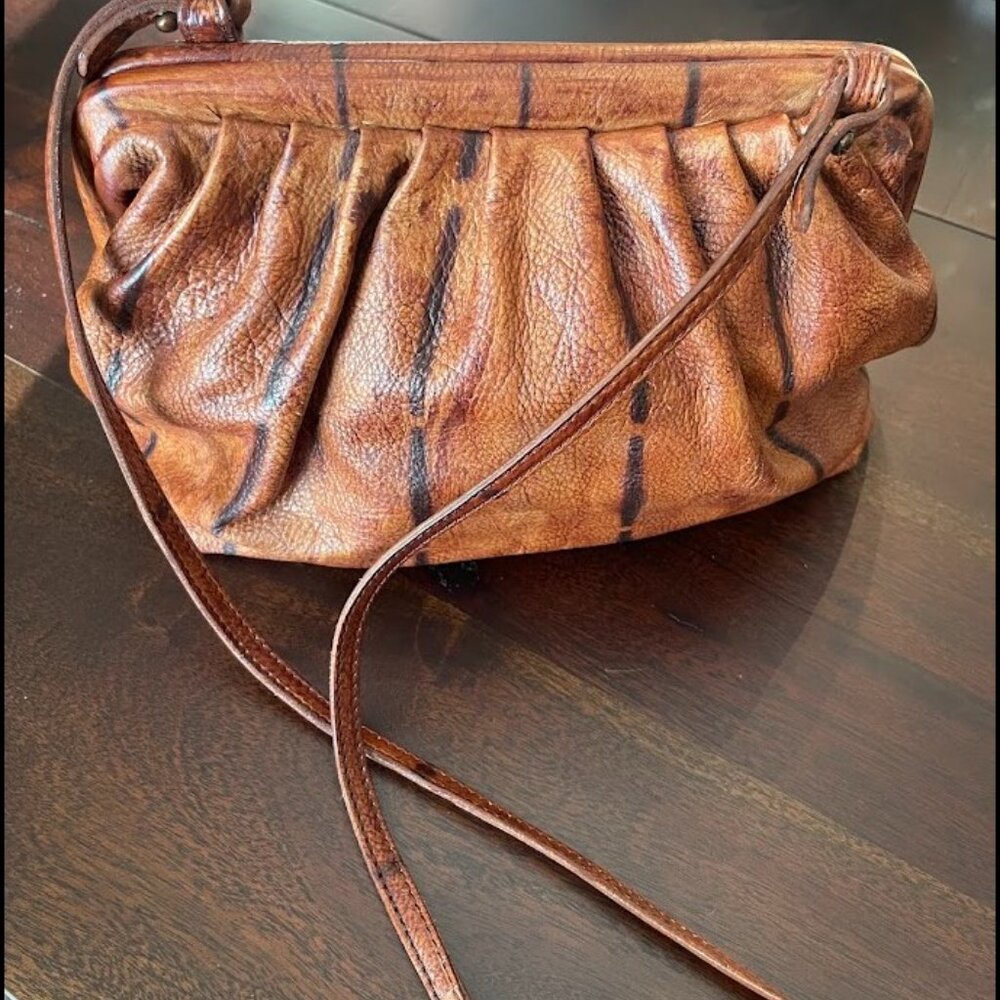 FREE PEOPLE Leather Clutch / Crossbody Handbag